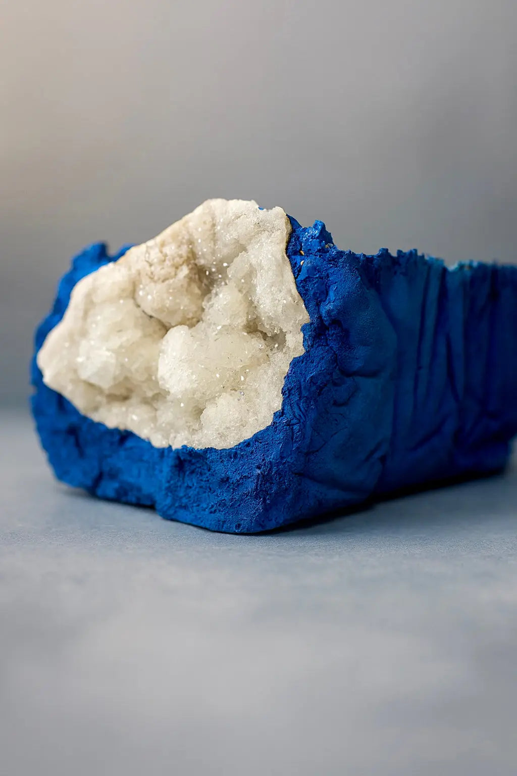 Apophyllite blue CANDLE BY JAYA VIG